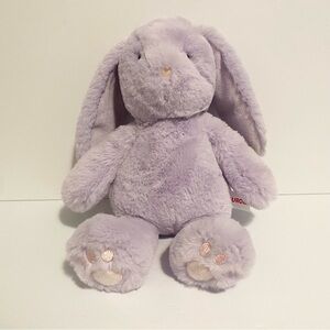 Aurora Purple Bunny Plush Soft Lavender Stuffed Animal Lovey 11” Floppy Toy Girl